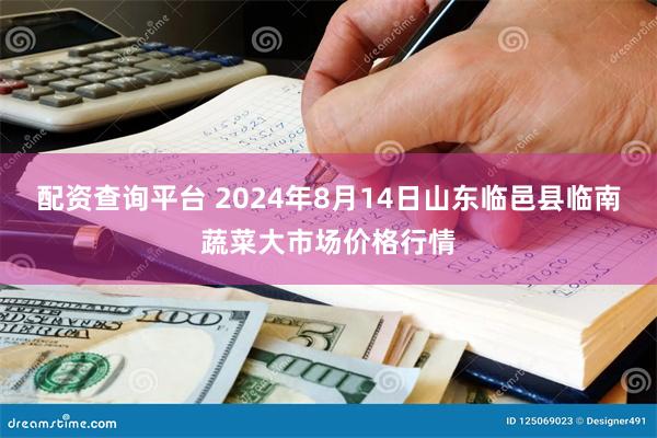 配资查询平台 2024年8月14日山东临邑县临南蔬菜大市场价格行情