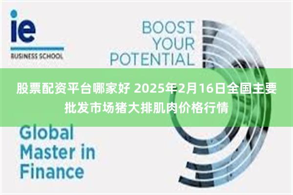 股票配资平台哪家好 2025年2月16日全国主要批发市场猪大排肌肉价格行情